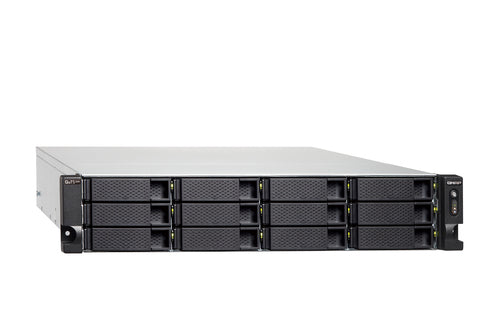 QNAP TS-h1886XU-RP R2 NAS Rack (2U) Intel® Xeon® D D-1622 32 GB DDR4 0 TB QuTS hero Black