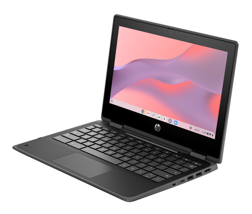 HP Fortis Flip G1i Intel® N N250 Chromebook 29.5 cm (11.6") Touchscreen HD 8 GB LPDDR5x-SDRAM 128 GB UFS Wi-Fi 6E (802.11ax) ChromeOS Black
