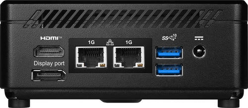 MSI CUBI N ADL S-055BUS PC/workstation barebone 0.69L sized PC Black N100
