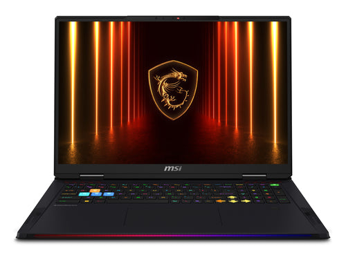 MSI Raider A18 HX A9WIG-082US AMD Ryzen™ 9 9955HX3D Laptop 45.7 cm (18") UHD+ 32 GB DDR5-SDRAM 2 TB SSD NVIDIA GeForce RTX 5080 Wi-Fi 7 (802.11be) Windows 11 Pro Black