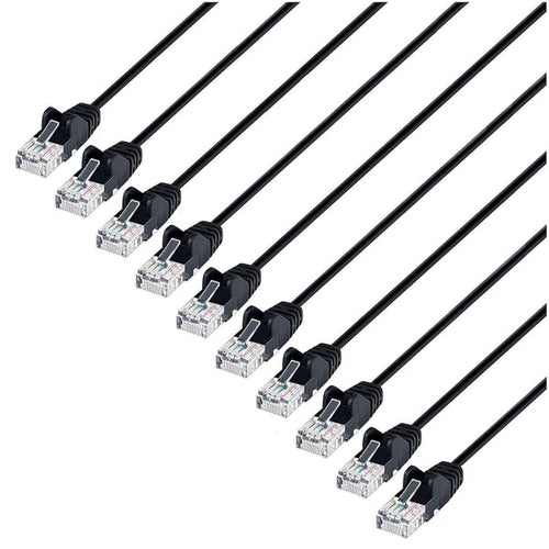 Intellinet 742573 networking cable Black 0.46 m Cat6 U/UTP (UTP)