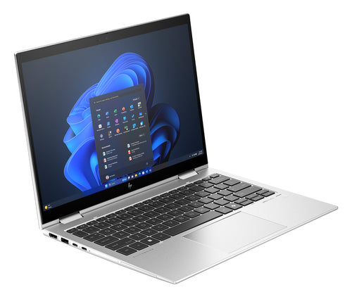 HP Elite x360 830 G11 Intel Core Ultra 7 165U Hybrid (2-in-1) 33.8 cm (13.3") Touchscreen WUXGA 16 GB LPDDR5x-SDRAM 512 GB SSD Wi-Fi 6E (802.11ax) Windows 11 Pro Silver