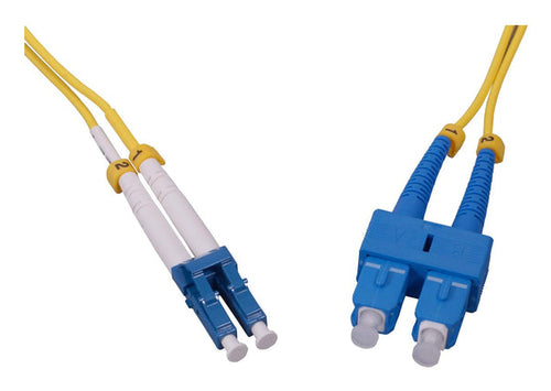 Intellinet 760447 InfiniBand/fibre optic cable 2 m LC SC SMF Yellow