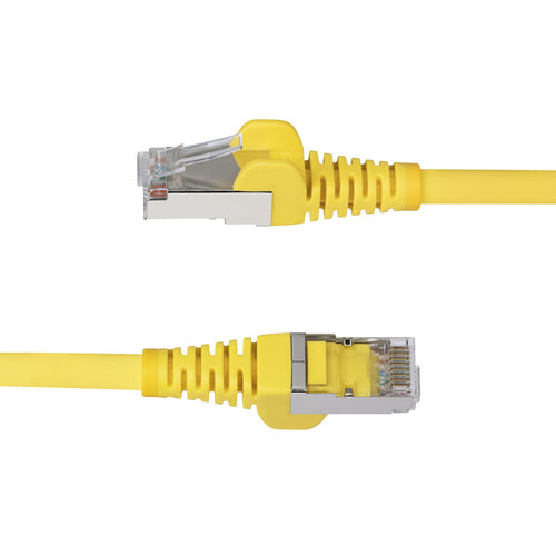 StarTech.com 6ft Yellow CAT6a Ethernet Cable, Snagless RJ45, 10GbE, 100W PoE++, S/FTP, LSZH, 27AWG Pure Bare Copper Wire, 500MHz, Shielded Network Patch Cord w/Strain Reliefs, Individually Tested/ETL Verified