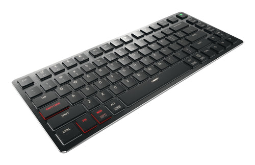 CHERRY KW X ULP 2.0 MINI keyboard Home/Office USB + RF Wireless + Bluetooth QWERTY US English Black