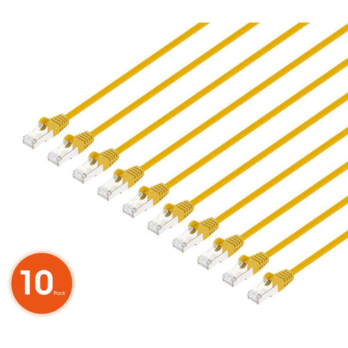 Intellinet 745451 networking cable Yellow 0.5 m Cat8.1 U/FTP (STP)