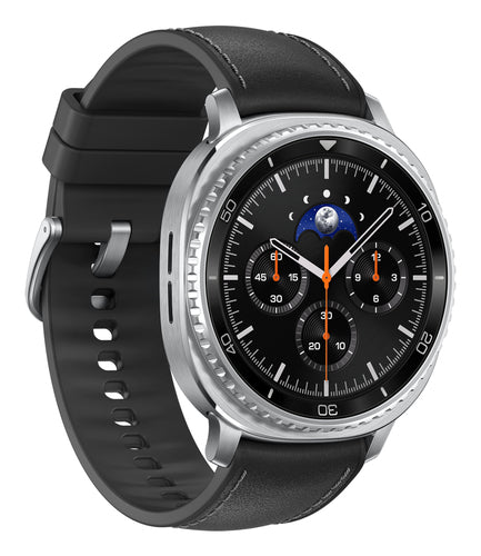 Samsung Galaxy Watch8 Classic 3.3 cm (1.3") AMOLED 46 mm Digital 438 x 438 pixels Touchscreen Silver Wi-Fi GPS (satellite)
