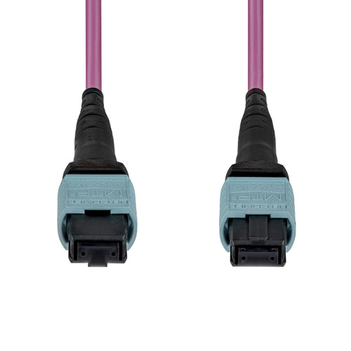 StarTech.com 1m (3ft) MTP®/MPO Fiber Optic Cable, 12F Type-A, OS2 Single Mode MTP/APC Female Fiber Patch Cable, 9/125µm, OFNP Plenum, MTP-12 Fiber Jumper Cord