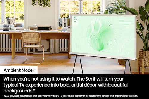 Samsung The Serif QN55LS01DAF 139.7 cm (55") 4K Ultra HD Smart TV Wi-Fi White