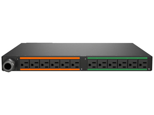 Vertiv Geist MNU5M1R6-12S203-3TL5A0H10-S power distribution unit (PDU) 12 AC outlet(s) 0U Black