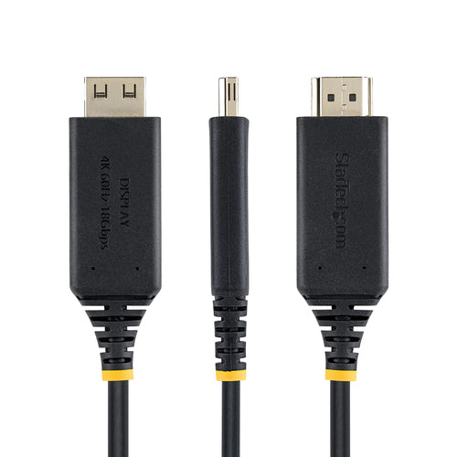 StarTech.com USB C to HDMI Adapter Cable 4.5m, Gripping HDMI Connector, 4K 60Hz, Thunderbolt Compatible, HDR, Uni-Directional Cord for MacBook, Dell, HP, Lenovo