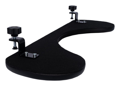 R-Go Tools Armrest R-Go, ergonomic, symmetrical, with abdominal cutout, soft foam, black