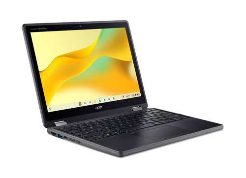 Acer Chromebook R857TN-P5QANA Intel® N N250 31 cm (12.2") Touchscreen WUXGA 8 GB LPDDR5x-SDRAM 64 GB Flash Wi-Fi 7 (802.11be) ChromeOS Black