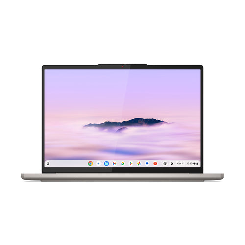 Lenovo Chrome 14M9610 MediaTek Kompanio Kompanio Ultra 910 Chromebook 35.6 cm (14") Touchscreen WUXGA 16 GB LPDDR5x-SDRAM 256 GB UFS Wi-Fi 7 (802.11be) ChromeOS English Seashell (colour)