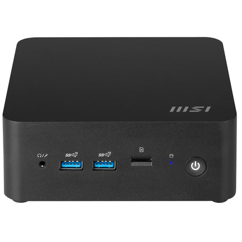 MSI CUBI NUC 1M-011BUS PC/workstation barebone 0.84L sized PC Black 100U Intel SoC