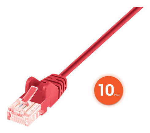 Intellinet 744539 networking cable Red 0.3 m Cat6 U/UTP (UTP)