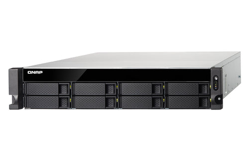 QNAP TS-877XU-RP NAS Rack (2U) AMD Ryzen™ 3 1200 4 GB DDR4 0 TB QNAP Turbo System Black
