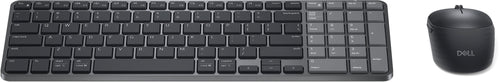 DELL Pro 7 KM746 keyboard Mouse included Universal RF Wireless + Bluetooth Latin American Spanish Graphite
