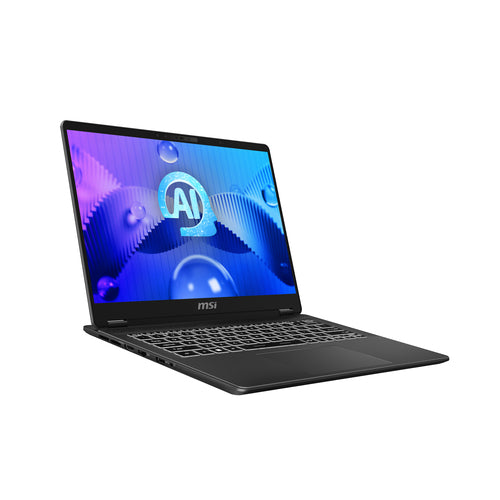 MSI Prestige 14 AI EVO C1MG-048US Intel Core Ultra 9 185H Laptop 35.6 cm (14") 2.8K 32 GB DDR5-SDRAM 1 TB SSD Wi-Fi 7 (802.11be) Windows 11 Pro Grey