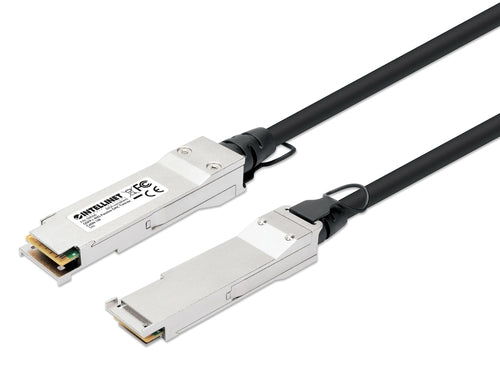Intellinet 1m 40G QSFP+ Passive Direct Attach Copper Twinax Cable 30AWG MSA QSFP-H40G-CU1M compatible