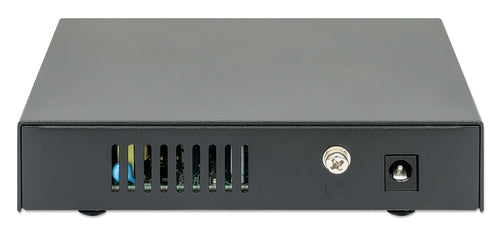 Intellinet 5-Port Gigabit Ethernet PoE+ Switch, Four PSE PoE Ports, IEEE 802.3at/af (PoE+/PoE) Compliant, PoE Power Budget up to 62 W, Desktop Format
