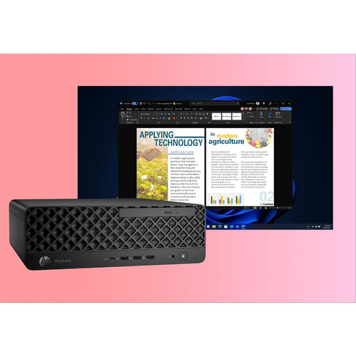 HP ProDesk 4 SFF G1i Desktop AI PC Wolf Pro Security Edition Intel Core Ultra 7 265 16 GB DDR5-SDRAM 512 GB SSD Windows 11 Pro Black