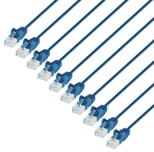 Intellinet 744324 networking cable Blue 0.15 m Cat6 U/UTP (UTP)