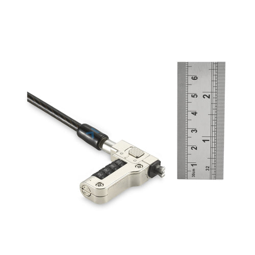 Kensington Slim N17 2.0 Serialised Combination Laptop Lock for Wedge-Shaped Slots