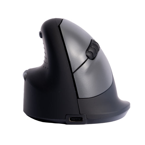 R-Go Tools Ergonomic mouse R-Go HE Break with break software, medium (hand size 165-185 mm), left-handed, Bluetooth, black