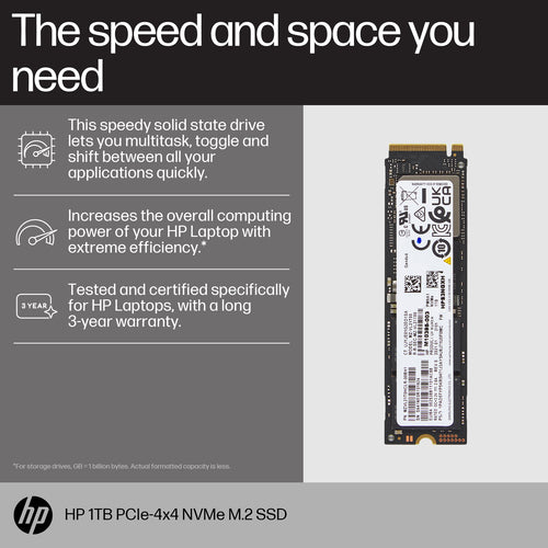 HP 1TB PCIe4x4 NVMe M.2 SSD