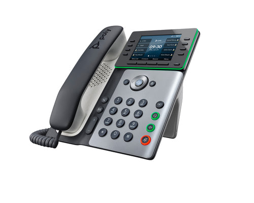 HP Poly Edge E300 IP Phone and PoE-enabled