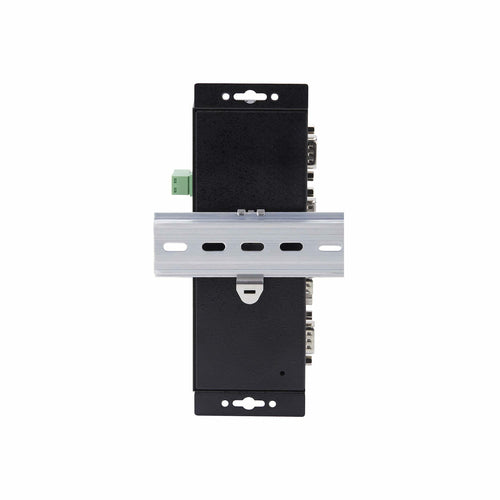 StarTech.com 4-Port Serial to Ethernet Adapter, IP Serial Device Server For Remote RS232 Devices, Wall/DIN Rail Mountable, Metal Housing, RJ45 LAN to DB9 Serial Converter
