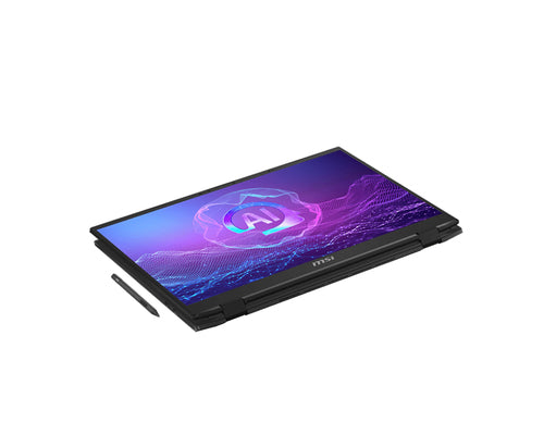 MSI SummitPro 16 AI A2HVETG-074US Intel Core Ultra 7 255H Hybrid (2-in-1) 40.6 cm (16") Touchscreen Quad HD+ 32 GB LPDDR5-SDRAM 1 TB SSD NVIDIA GeForce RTX 4050 Wi-Fi 7 (802.11be) Windows 11 Home Black