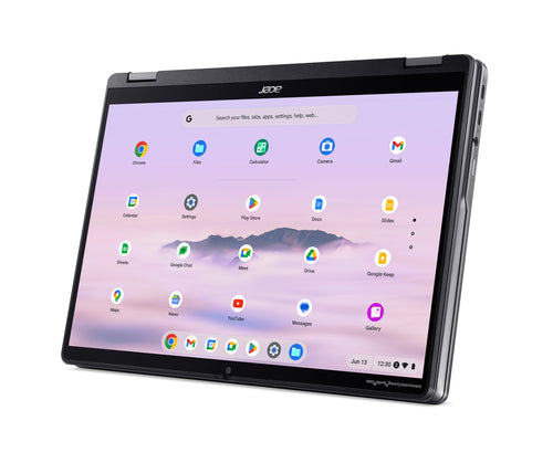Acer Chromebook CPE594-1N-57ZJNA Intel Core 5 120U 35.6 cm (14") Touchscreen WUXGA 16 GB LPDDR5x-SDRAM 256 GB SSD Wi-Fi 6E (802.11ax) ChromeOS Grey