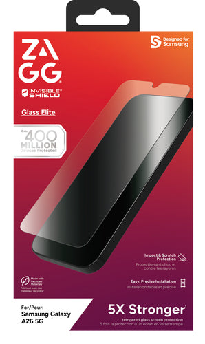 InvisibleShield Glass Elite Screen Protector For Galaxy A26 5G