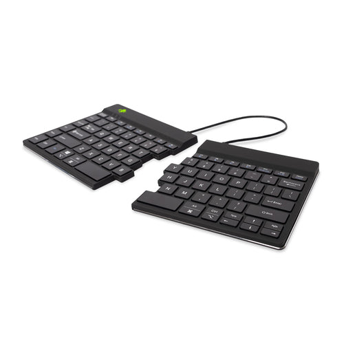 R-Go Tools Ergonomic keyboard R-Go Split Break with break software, ergonomic split keyboard, QWERTY (US), Bluetooth, black