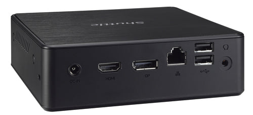 Shuttle Nano PC NC10U5 , Intel i5-8265U, 1x HDMI, 1x DP, 1x 2.5" bay, 1x M.2, 1x LAN, 1x COM, Wifi, 24/7 permanent operation, incl. VESA & Stand