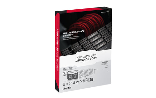 Kingston Technology FURY 16GB 5333MT/s DDR4 CL20 DIMM (Kit of 2) Renegade Black