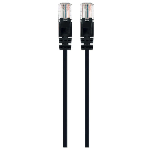 Intellinet IEC-C6A-BK-5-SLIM networking cable Black 1.5 m Cat6 U/UTP (UTP)