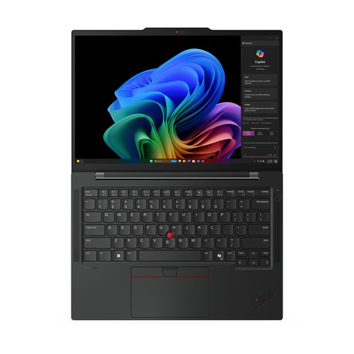 Lenovo ThinkPad T14s Gen 6 (Snapdragon) Copilot+ PC X1E-78-100 Laptop 35.6 cm (14") Touchscreen WUXGA 32 GB LPDDR5x-SDRAM 1 TB SSD Wi-Fi 7 (802.11be) Windows 11 Pro English Black