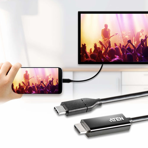 ATEN UC3238 video cable adapter 2.7 m USB Type-C HDMI Black