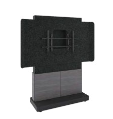 Middle Atlantic Products DS-1-FS-L-BK monitor mount / stand 165.1 cm (65") Floor Black