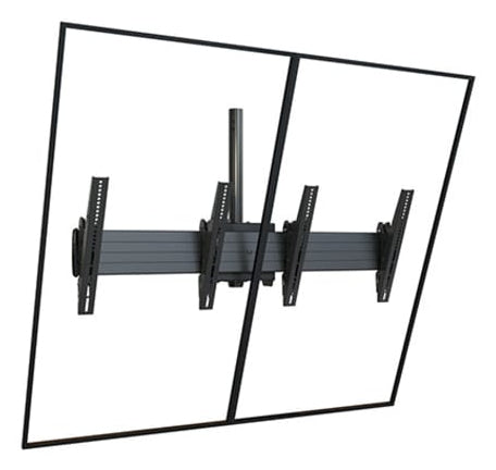 Chief Fusion Large Ceiling Mounted 2 x 1 Portrait Menu Board 400 mm Interfaces