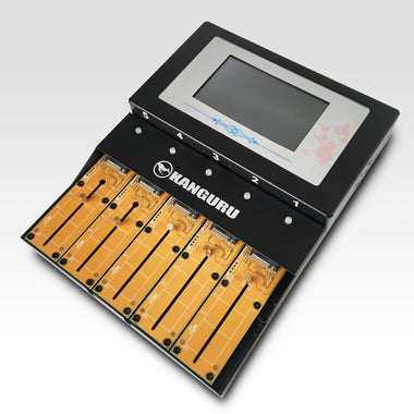 iStorage Kanguru KanguruClone 4 M.2 NVMe SSD Duplicator|Clone up to 4 M.2 NVMe SSDs at once|Copy Speeds of Up to 12GB/min|Powerful Erase and Disk Wipe Features |Standalone System |