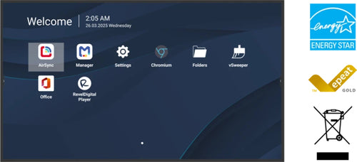 Viewsonic 75" 4K Professional Commercial Display with ProAV Integration