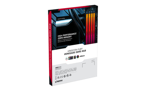 Kingston Technology FURY 16GB 6400MT/s DDR5 CL32 DIMM Renegade RGB