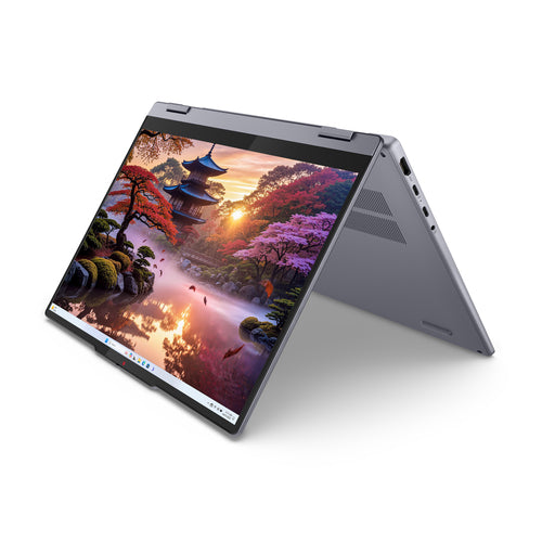 Lenovo IdeaPad 5 2-in-1 14AKP10 Copilot+ PC AMD Ryzen™ AI 5 340 Hybrid (2-in-1) 35.6 cm (14") Touchscreen WUXGA 16 GB LPDDR5x-SDRAM 256 GB SSD Wi-Fi 7 (802.11be) Windows 11 Home English Grey