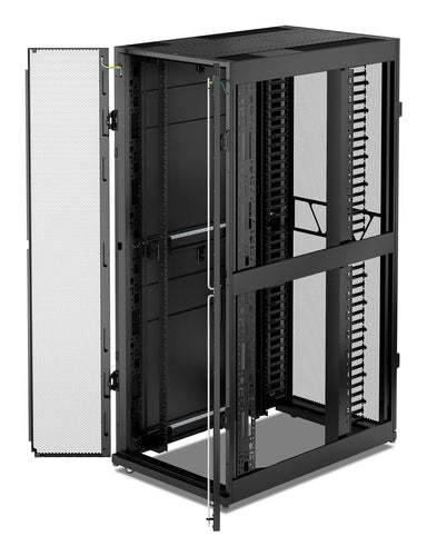 APC NetShelter SX, Networking Rack Enclosure, 42U, 1991H x 750W x 1200D mm, with Sides, Black