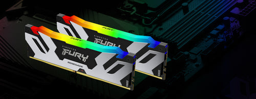 Kingston Technology FURY 32GB 8000MT/s DDR5 CL38 DIMM (Kit of 2) Renegade RGB XMP