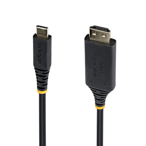 StarTech.com 10ft USB-C to HDMI Adapter Cable, Gripping HDMI Connector, 4K 60Hz, Thunderbolt Compatible, HDR, Uni-Directional Cord for MacBook, Dell, HP, Lenovo
